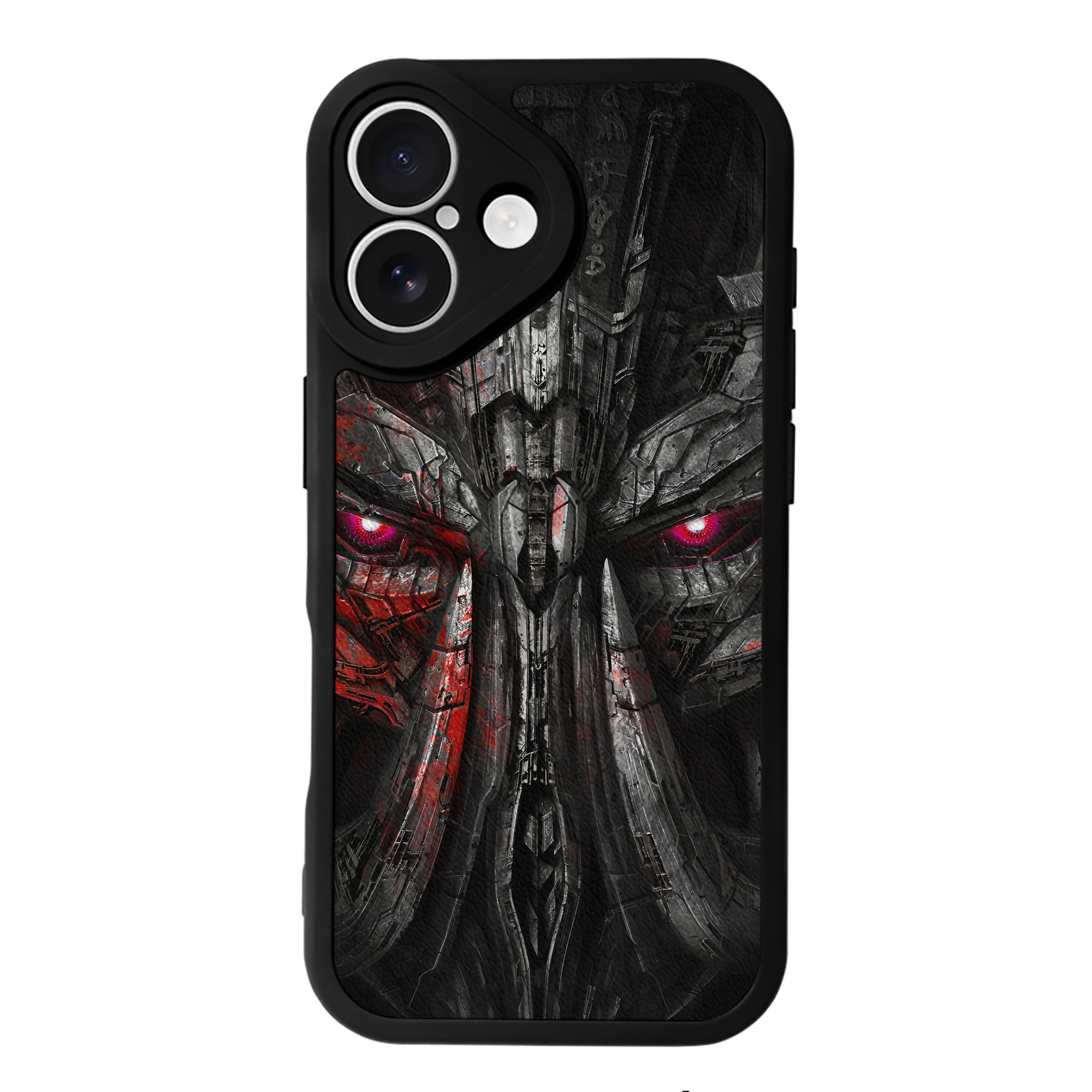 （画像用） Transformers トランスフォーマー 【iPhone 16シリーズ対応】シリコンスマホケース（レザー調） 材質：シリコン